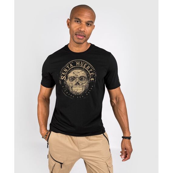 Venum Santa Muerte Dark Side - T-shirt - Black/Brown - L, Bekleidungsgrösse: L, Farbe: Schwarz