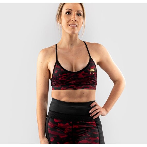 Venum Defender bras - for women - Black/Red, Colour: Schwarz, Size: M