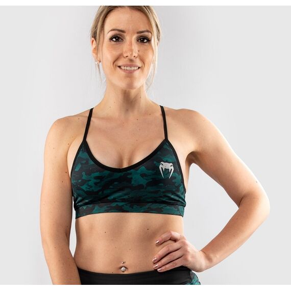 Venum Defender bras - for women - Black/Green, Colore: Nero, Size: L