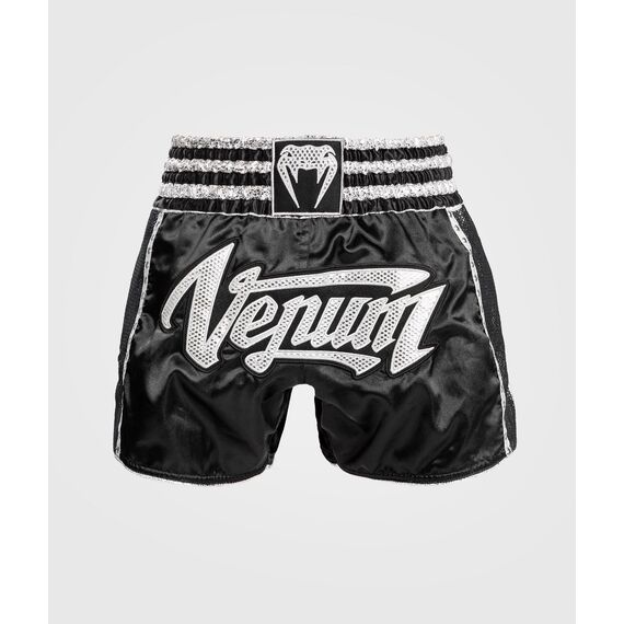 Venum Absolute 2.0 Muay Thai Shorts - Black/Silver - S, Size: S, Colour: Schwarz