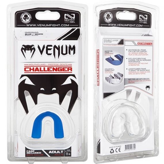 Venum Challenger Mouthguard - Ice-Blue, Size: One Size, Colour: Bleu Neon, 7 image