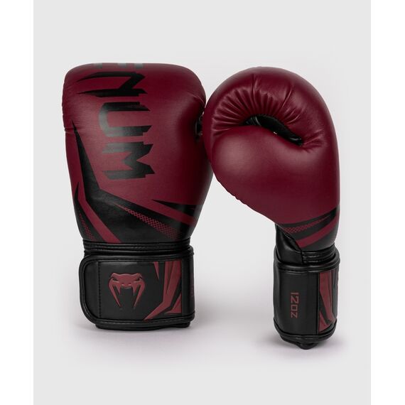 Gants de boxe Venum Challenger 3.0, Couleur: Bordeaux, OZ: 10oz