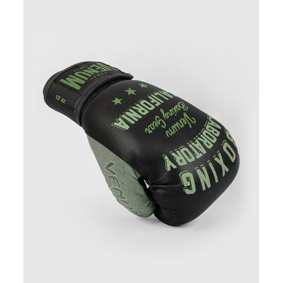 Venum Boxing Lab Gloves - Black/Green, Colour: Schwarz, OZ: 14oz, 4 image