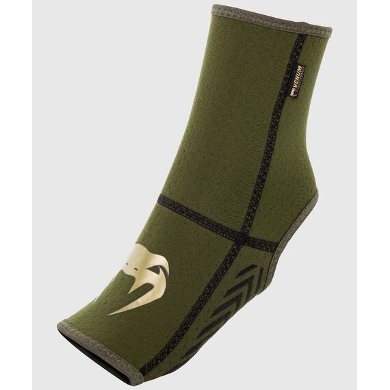Venum Kontact Evo Foot Grips - Khaki/Gold, Colour: Khaki, Size: S