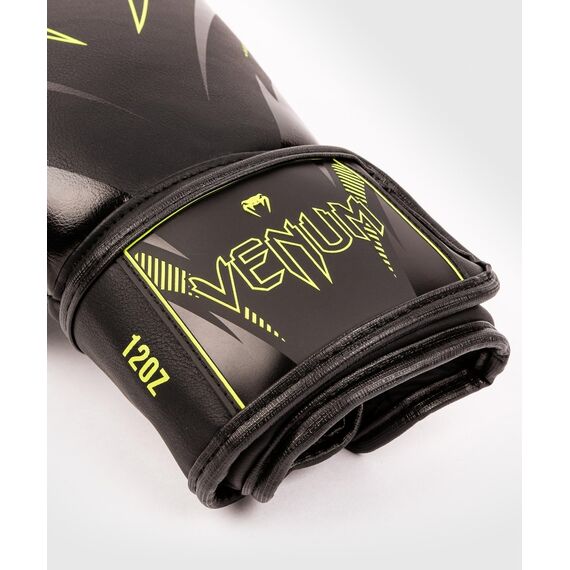 Venum Impact Boxing Gloves - Black/Neo Yellow, Colour: Yellow, OZ: 10oz, 4 image