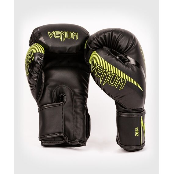 Venum Impact Boxing Gloves - Black/Neo Yellow, Colour: Yellow, OZ: 10oz, 5 image