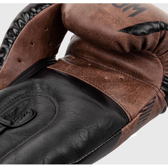 Venum Impact Boxing Gloves - Black/Brown, Colour: Braun, OZ: 10oz, 3 image