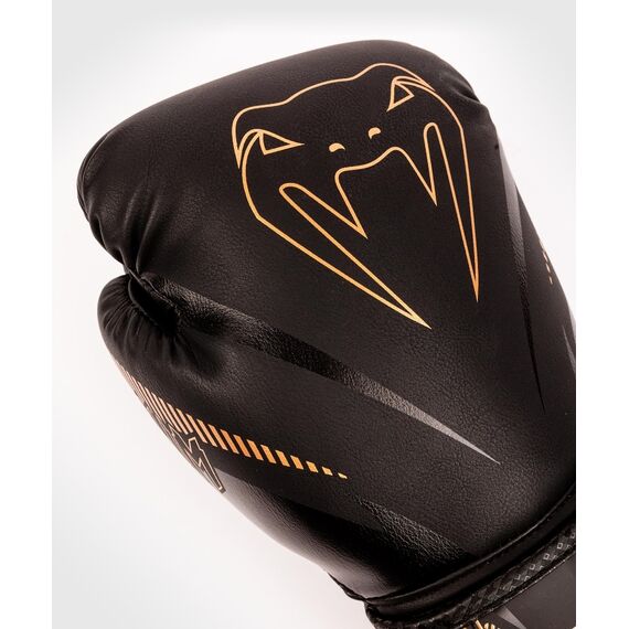 Venum Impact Boxing Gloves - Black/Bronze, Colour: Bronze, OZ: 12oz, 2 image