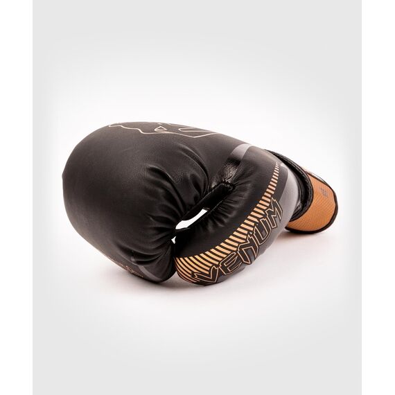 Venum Impact Boxing Gloves - Black/Bronze, Colour: Bronze, OZ: 12oz, 5 image
