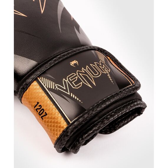 Venum Impact Boxing Gloves - Black/Bronze, Colour: Bronze, OZ: 12oz, 6 image