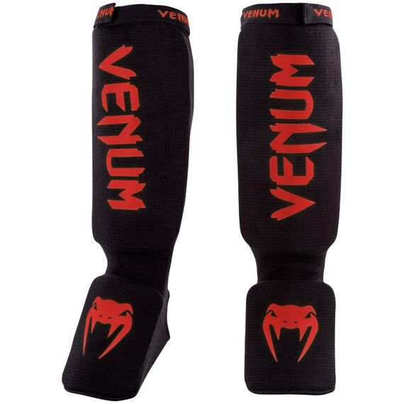 Venum Kontact Shin guards - Black/Red, Colour: Multicolor, 2 image