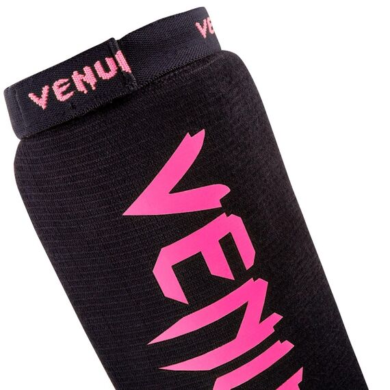 Venum Kontact Shinguards-Black-N Pink, Taglia: Taglia unica, Colore: Nero, 5 image