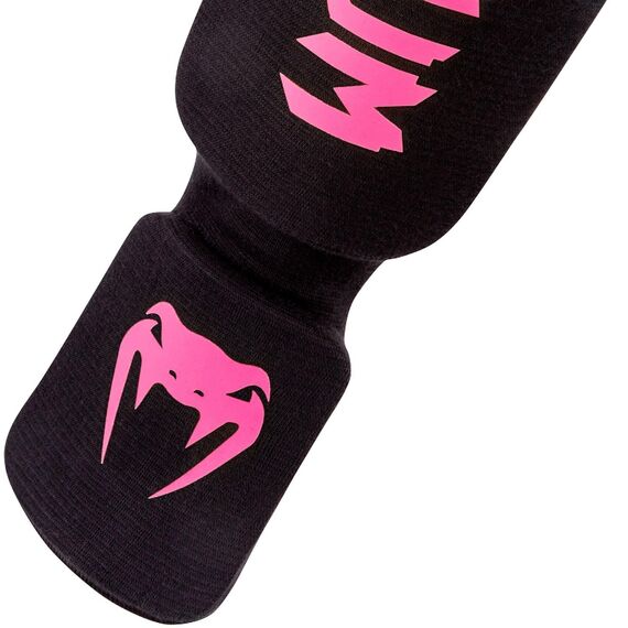 Venum Kontact Shinguards-Black-N Pink, Taglia: Taglia unica, Colore: Nero, 6 image