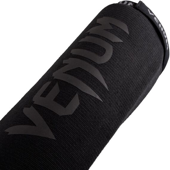 Venum Kontact Shin guards-Black/Black, Colore: Nero, 4 image
