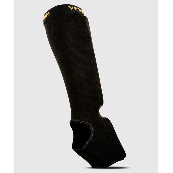 Venum Kontact Shin Guards - Black/Gold, Colour: Gold, Size: L, 6 image