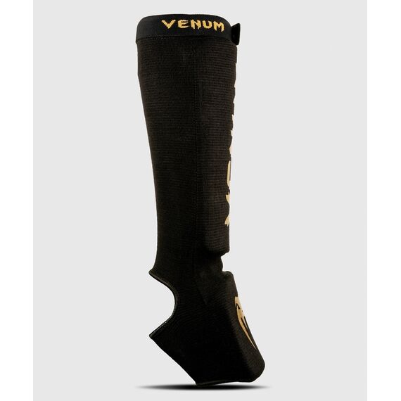 Venum Kontact Shin Guards - Black/Gold, Colour: Gold, Size: XL, 5 image