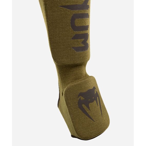 Venum Kontact Shin Guards - Khaki/Black, Colore: Khaki, Size: L, 3 image