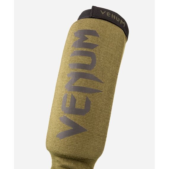 Venum Kontact Shin Guards - Khaki/Black, Colore: Khaki, Size: L, 5 image