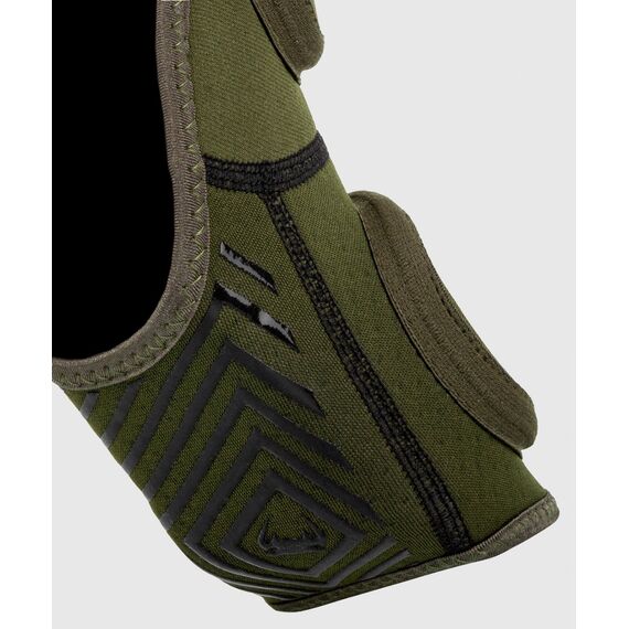 Venum Kontact Evo Shin Guards - Khaki/Gold, Colour: Khaki, Size: M-L, 4 image