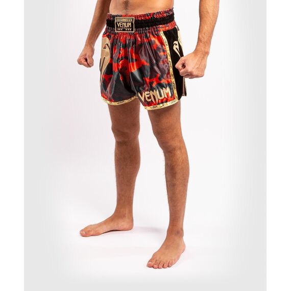 Short de Muay Thai Venum Giant, Couleur: Rouge, Taille ne pas utiliser: M, 4 image