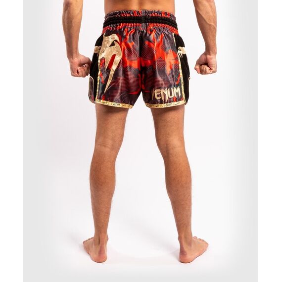 Short de Muay Thai Venum Giant, Couleur: Rouge, Taille ne pas utiliser: M, 3 image