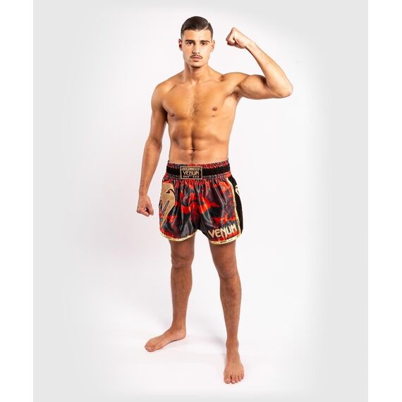Short de Muay Thai Venum Giant, Couleur: Rouge, Taille ne pas utiliser: M, 2 image