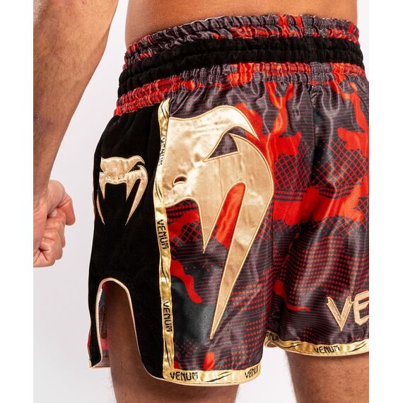 Short de Muay Thai Venum Giant, Couleur: Rouge, Taille ne pas utiliser: M, 7 image