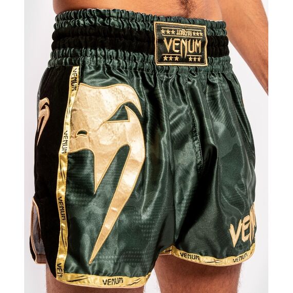 Short de Muay Thai Venum Giant, Couleur: Kaki, Taille ne pas utiliser: XL, 4 image