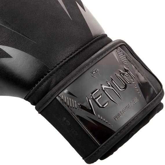 Venum Impact Boxing Gloves - Black/Black, Colour: Schwarz, OZ: 10oz, 3 image