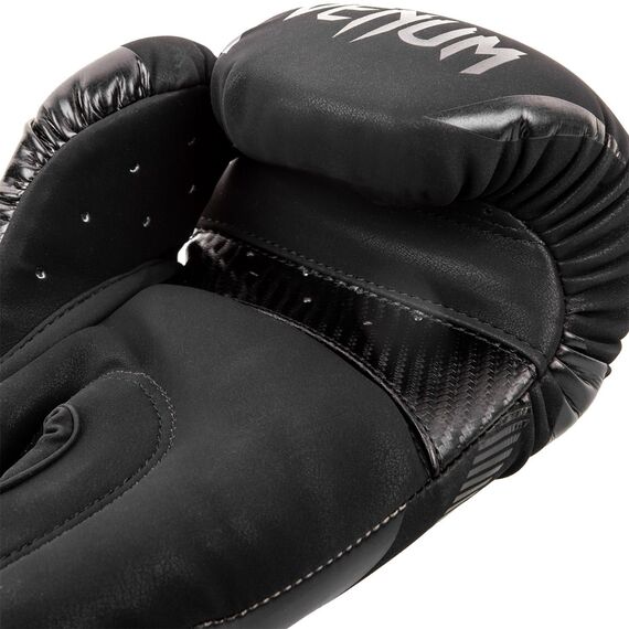 Venum Impact Boxing Gloves - Black/Black, Colour: Schwarz, OZ: 10oz, 4 image
