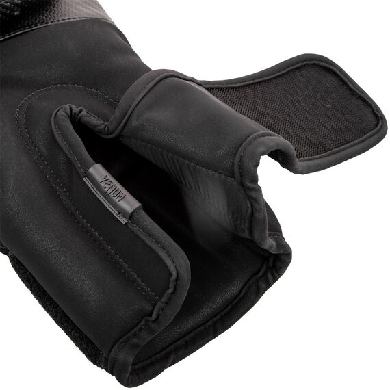 Venum Impact Boxing Gloves - Black/Black, Colour: Schwarz, OZ: 10oz, 5 image