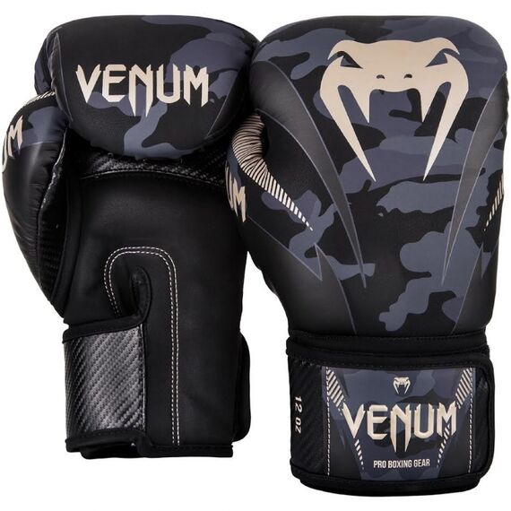 Venum Impact Boxing Gloves - Dark Camo/Sand, Colour: Camouflage, OZ: 16oz, 2 image