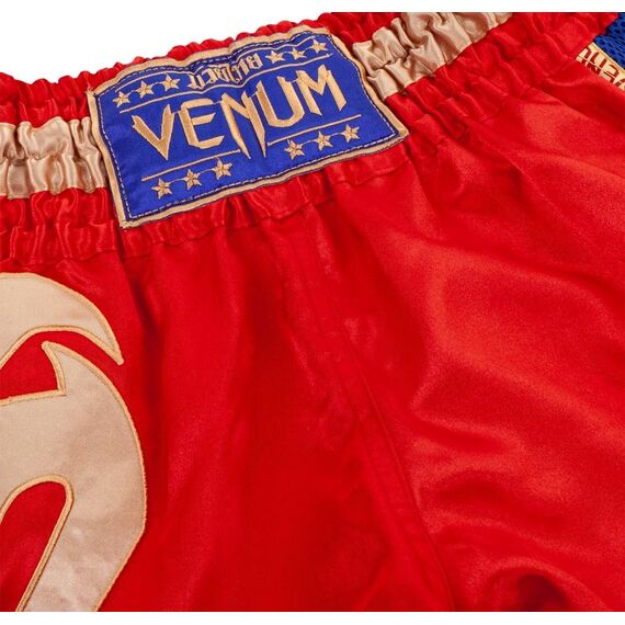 Short de Muay Thai Venum Giant, Couleur: Rouge, Taille ne pas utiliser: S, 4 image