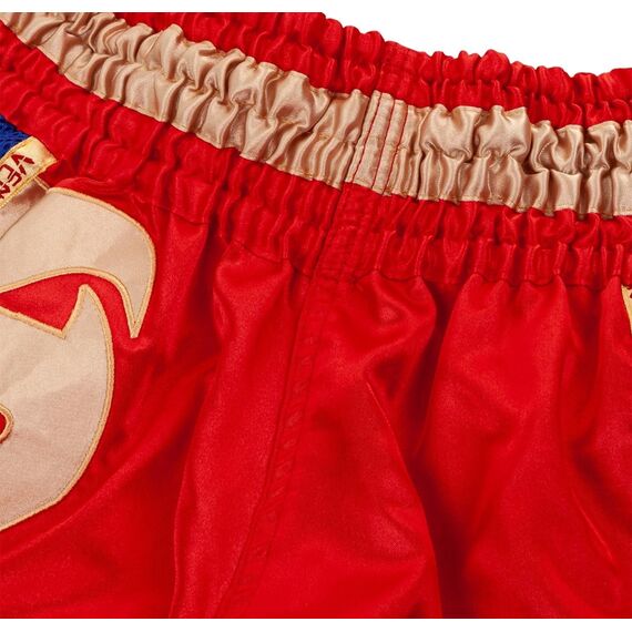 Short de Muay Thai Venum Giant, Couleur: Rouge, Taille ne pas utiliser: S, 5 image