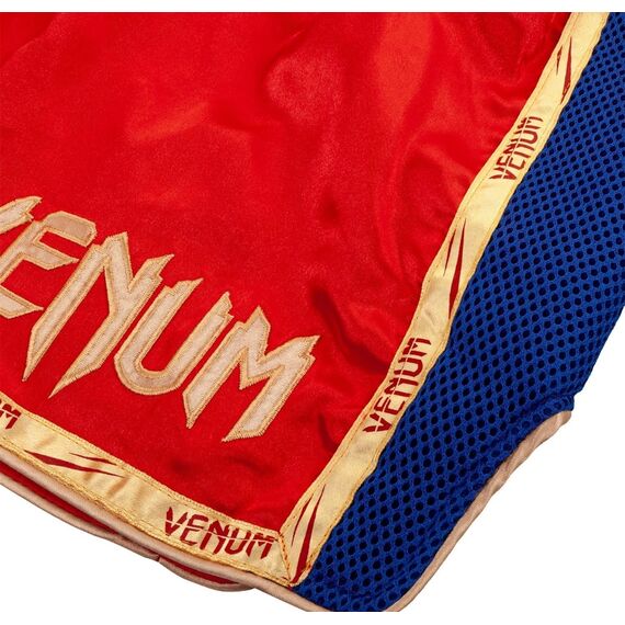 Short de Muay Thai Venum Giant, Couleur: Rouge, Taille ne pas utiliser: S, 6 image