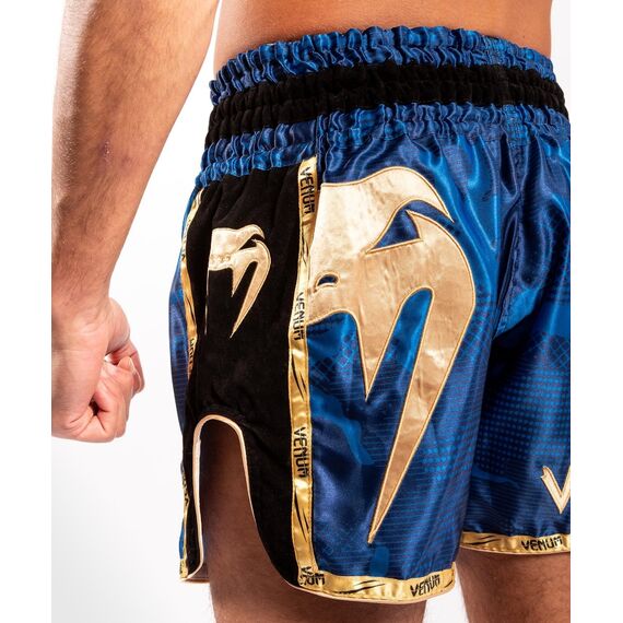 Short de Muay Thai Venum Giant, Couleur: Bleu, Taille ne pas utiliser: L, 3 image