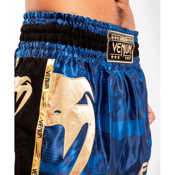 Short de Muay Thai Venum Giant, Couleur: Bleu, Taille ne pas utiliser: L, 4 image