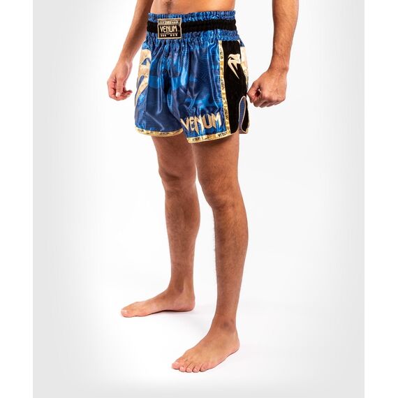 Short de Muay Thai Venum Giant, Couleur: Bleu, Taille ne pas utiliser: L, 6 image