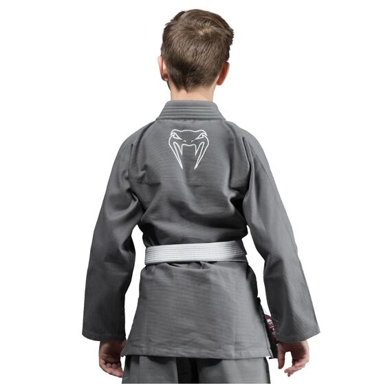 Venum Contender Kids BJJ Gi (Free white belt included) - Grey, Colour: Grey, Size (Kimono): C00 100-110 cm, 3 image
