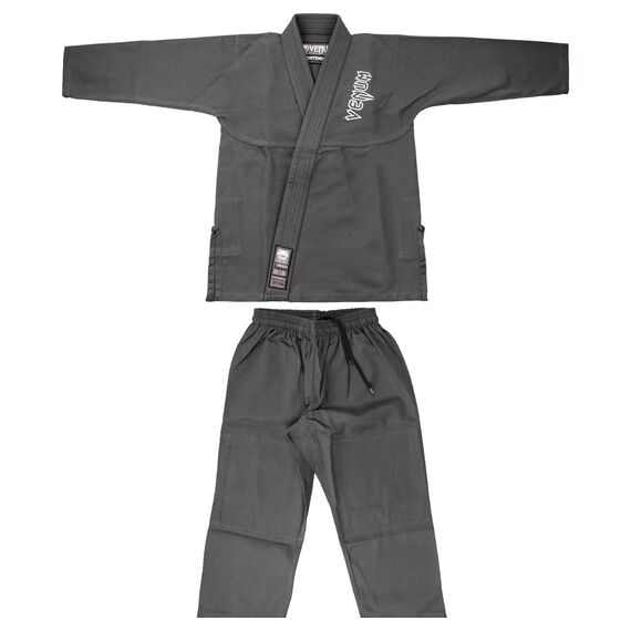 Venum Contender Kids BJJ Gi (Free white belt included) - Grey, Colour: Grey, Size (Kimono): C00 100-110 cm, 4 image
