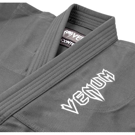 Venum Contender Kids BJJ Gi (Free white belt included) - Grey, Colour: Grey, Size (Kimono): C00 100-110 cm, 6 image