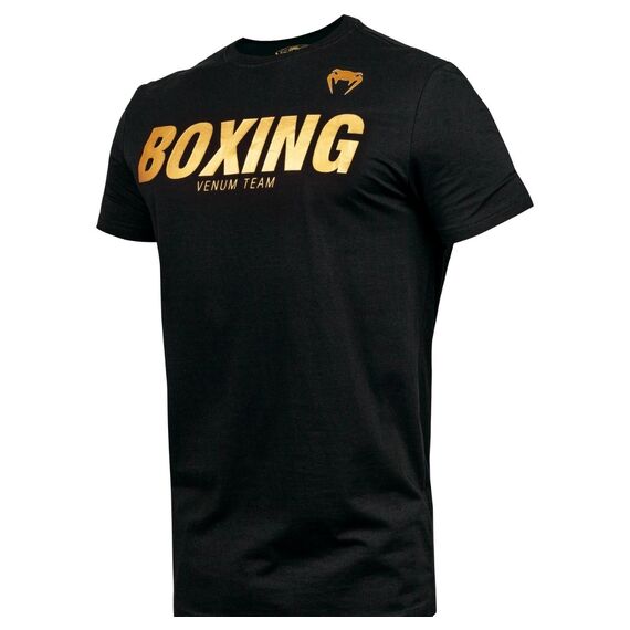 Venum Boxing VT T-shirt - Black/Gold, Colour: Schwarz, Size: S, 2 image