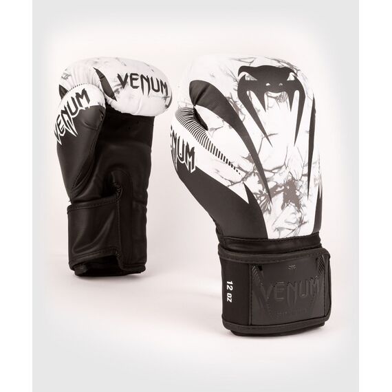 Venum Impact Boxing Gloves, Colour: Weiss, OZ: 14oz