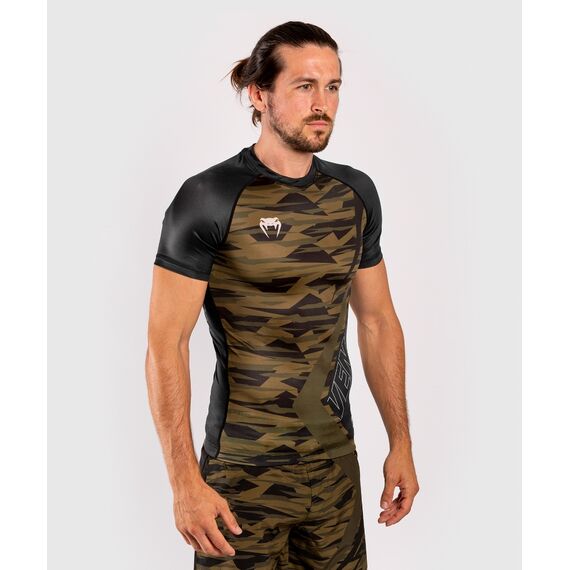 Venum Contender 5.0 Rashguard hort sleeves - Khaki camo, Size: S, Colour: Camouflage, Size: S, 3 image