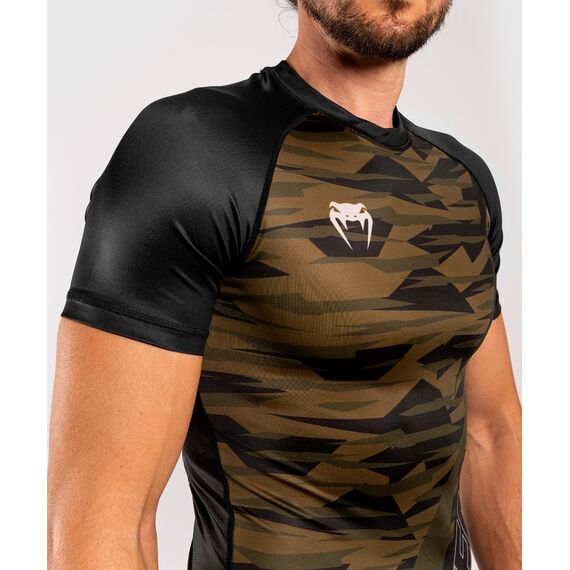 Venum Contender 5.0 Rashguard hort sleeves - Khaki camo, Size: S, Colour: Camouflage, Size: S, 7 image