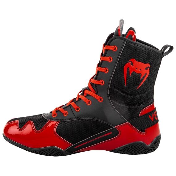 Venum Elite Boxing Shoes - Black/Red, Colour: Schwarz, Size (Shoes): 39, 3 image