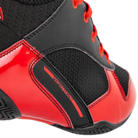Venum Elite Boxing Shoes - Black/Red, Colour: Schwarz, Size (Shoes): 39, 9 image