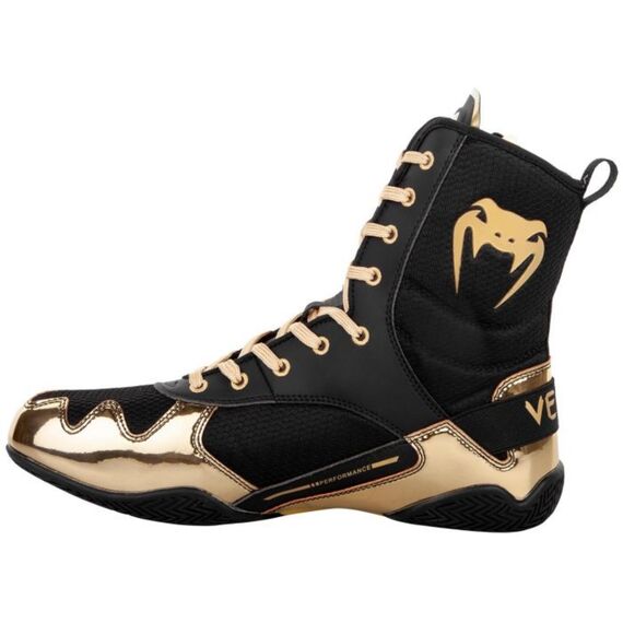 Venum Elite Boxing Shoes - Black/Gold, Colour: Schwarz, Size (Shoes): 44, 10 image
