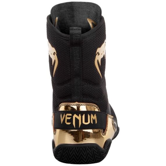 Venum Elite Boxing Shoes - Black/Gold, Colour: Schwarz, Size (Shoes): 44, 5 image