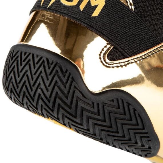 Venum Elite Boxing Shoes - Black/Gold, Colour: Schwarz, Size (Shoes): 44, 9 image
